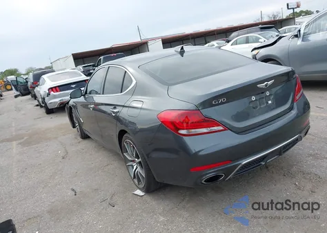 2020 Genesis G70 3.3T Rwd from USA, damaged, VIN KMTG34LE9LU048065